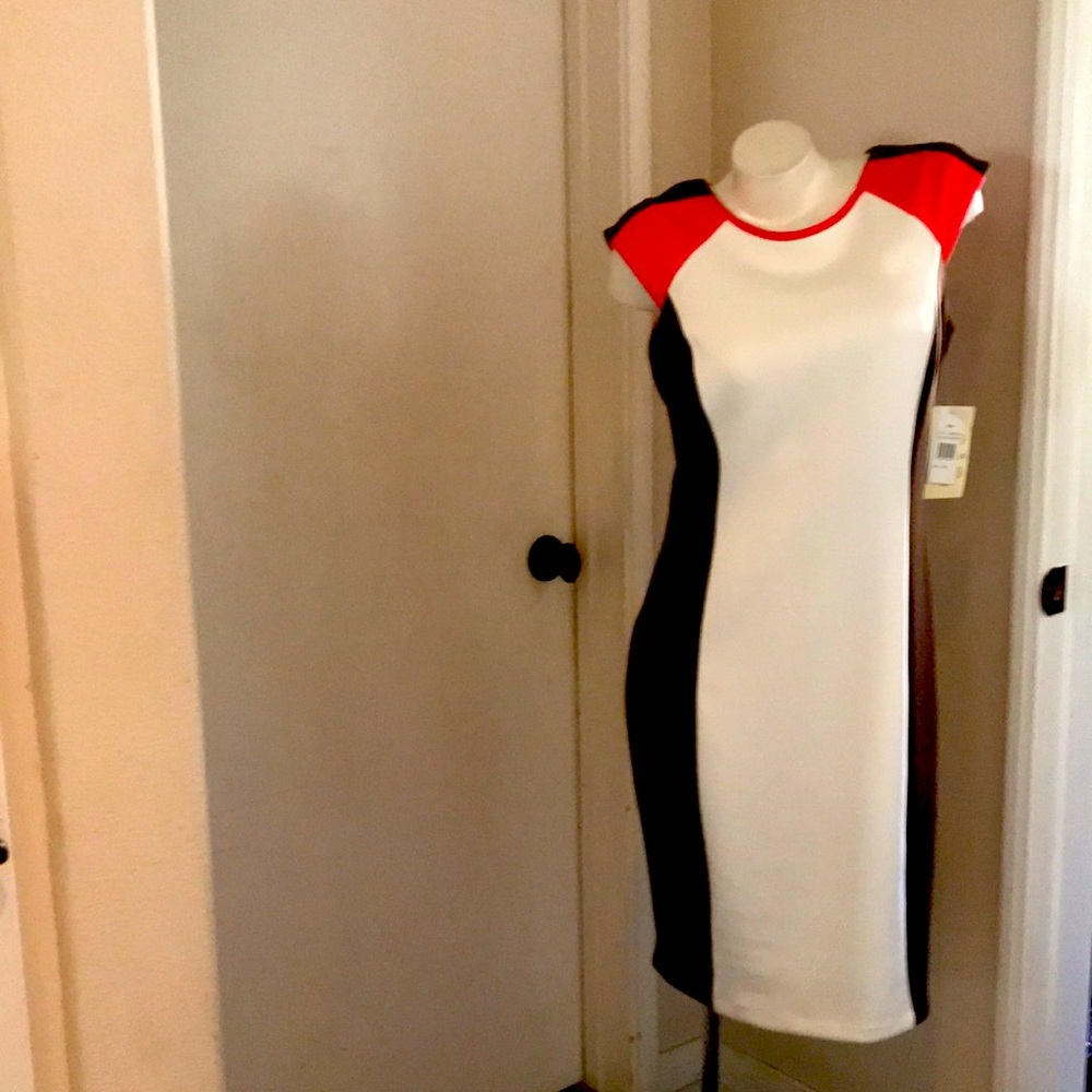 Triple color youthful dress